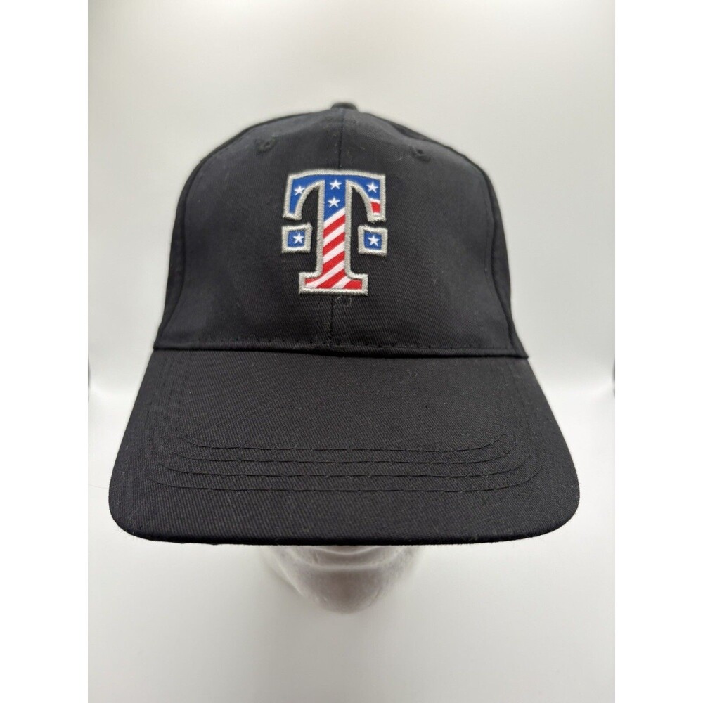 T-MOBILE TUESDAYS HAT PATRIOTIC RED WHITE BLUE BLACK FLAG MOBILIZE SERVICE USA